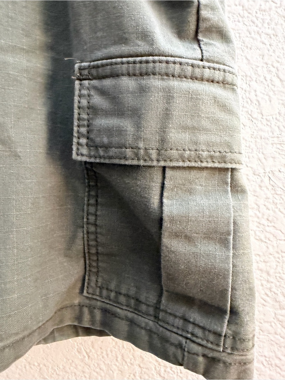 Dickies Skateboarding Mens 33 Olive Green Ripstop Cargo Shorts Flex Stretch - Picture 4 of 12
